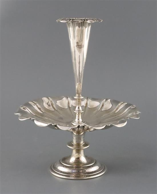 An Edwardian silver epergne by Fenton Brothers Ltd,